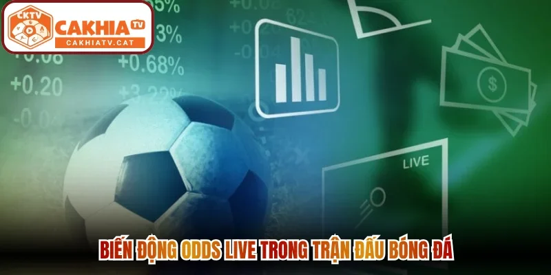 Biến động odds live trong trận đấu bóng đá
