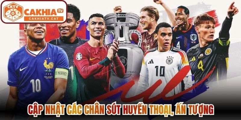 Cập nhật các chân sút huyền thoại, ấn tượng